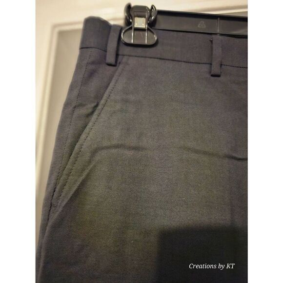 Perry Ellis Portfolio Slim Fit Black Dress Pant Slacks W38 x L30 NWOT - Picture 7 of 9